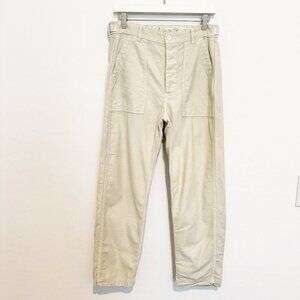 American Eagle Slouchy Carpenter Utility Pants Baggy Cotton Pastel‎ Green Size 8